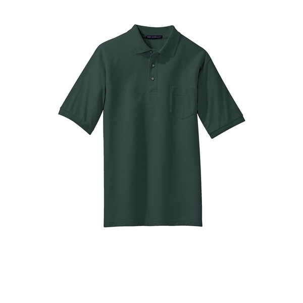 Port Authority Tall Silk Touch Polo with Pocket. - Port Authority Tall Silk Touch Polo with Pocket. - Image 49 of 56