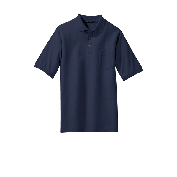 Port Authority Tall Silk Touch Polo with Pocket. - Port Authority Tall Silk Touch Polo with Pocket. - Image 50 of 56