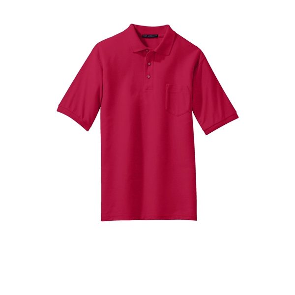 Port Authority Tall Silk Touch Polo with Pocket. - Port Authority Tall Silk Touch Polo with Pocket. - Image 51 of 56