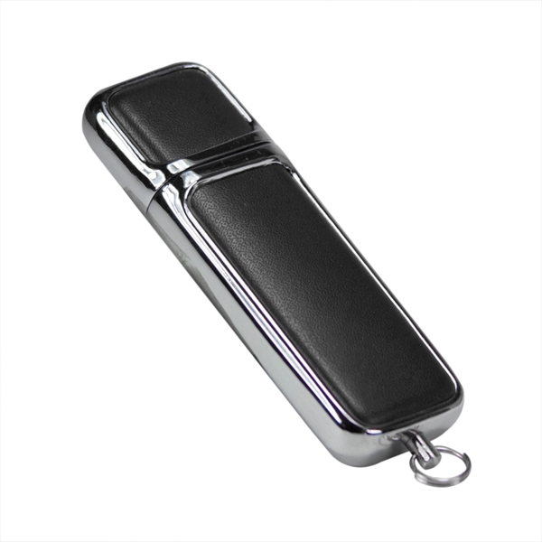 Flat Leather USB Flash Drive - Flat Leather USB Flash Drive - Image 2 of 4