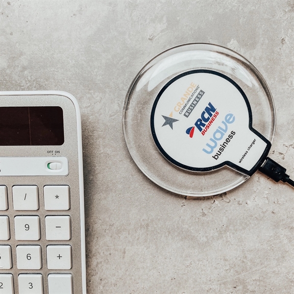 Circa 5W Acrylic Wireless Charger - Circa 5W Acrylic Wireless Charger - Image 0 of 3