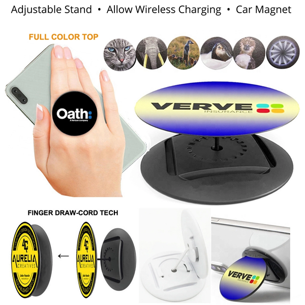 Finger Hug Phone Stand And Grip Holder - Finger Hug Phone Stand And Grip Holder - Image 0 of 0