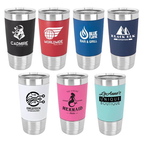 Polar Camel 20oz Silicone & Stainless Steel Tumblers - Polar Camel 20oz Silicone & Stainless Steel Tumblers - Image 0 of 16