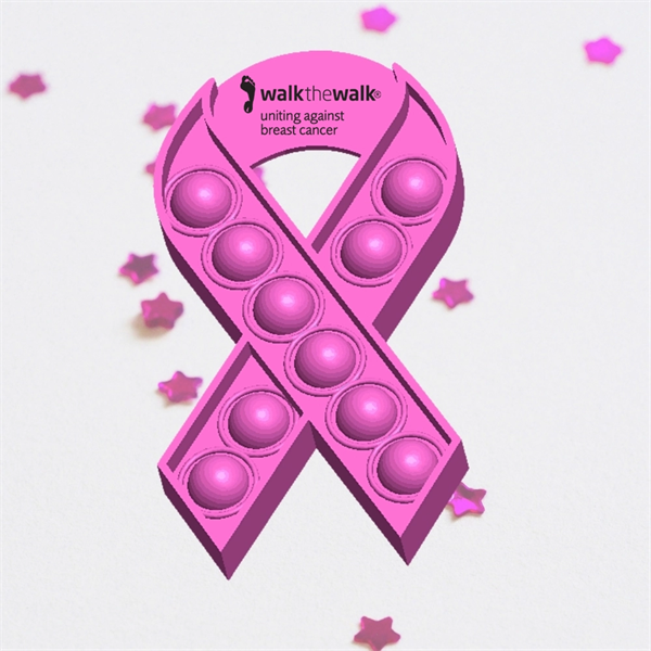 Pop It Fidget Toy - Breast Cancer Awareness - Pop It Fidget Toy - Breast Cancer Awareness - Image 0 of 1