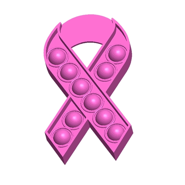 Pop It Fidget Toy - Breast Cancer Awareness - Pop It Fidget Toy - Breast Cancer Awareness - Image 1 of 1