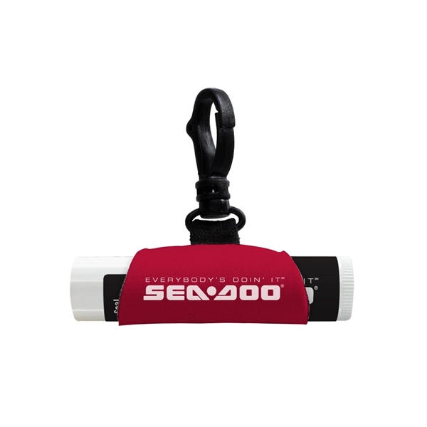 Neoprene Lip Balm Sleeve Pocket with SPF 15 Lip Balm - Neoprene Lip Balm Sleeve Pocket with SPF 15 Lip Balm - Image 5 of 7