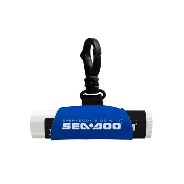 Neoprene Lip Balm Sleeve Pocket with SPF 15 Lip Balm - Neoprene Lip Balm Sleeve Pocket with SPF 15 Lip Balm - Image 6 of 7
