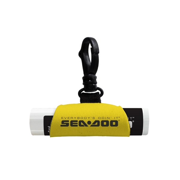 Neoprene Lip Balm Sleeve Pocket with SPF 15 Lip Balm - Neoprene Lip Balm Sleeve Pocket with SPF 15 Lip Balm - Image 7 of 7