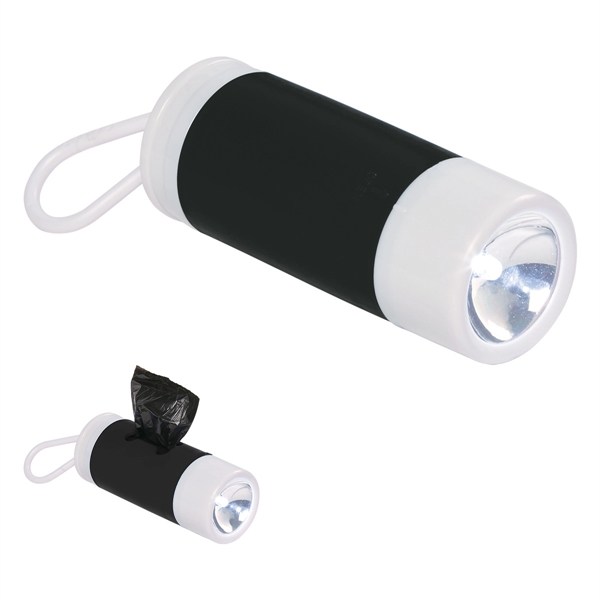 Custom Dog Bag Dispenser With Flashlight