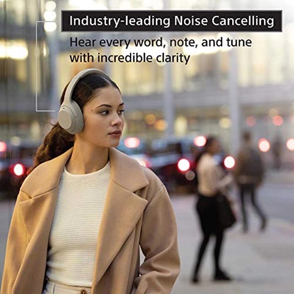 Sony WH-1000XM4 Wireless Overhead Headphones -Silver - Sony WH-1000XM4 Wireless Overhead Headphones -Silver - Image 2 of 4