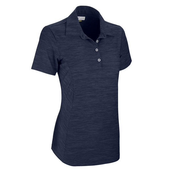 Women's Greg Norman Play Dry® Heather Solid Polo - Women's Greg Norman Play Dry® Heather Solid Polo - Image 10 of 15
