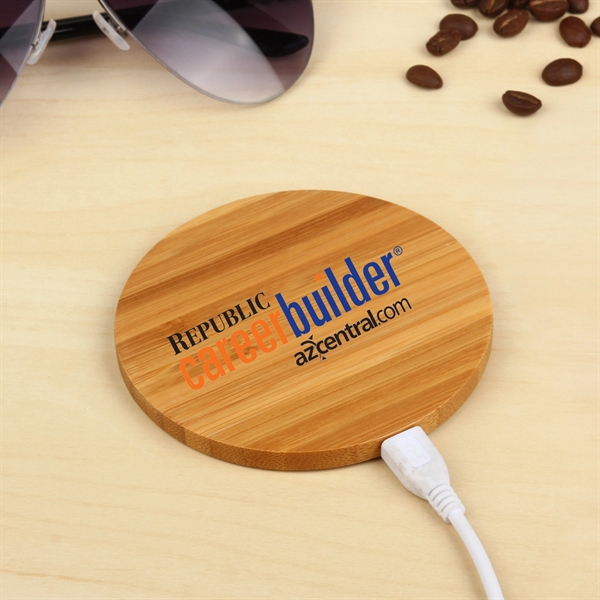 Honest Bamboo Wireless Charger Qi Charging Pad - Honest Bamboo Wireless Charger Qi Charging Pad - Image 0 of 8