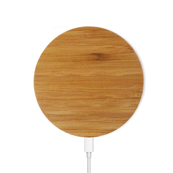Honest Bamboo Wireless Charger Qi Charging Pad - Honest Bamboo Wireless Charger Qi Charging Pad - Image 5 of 8