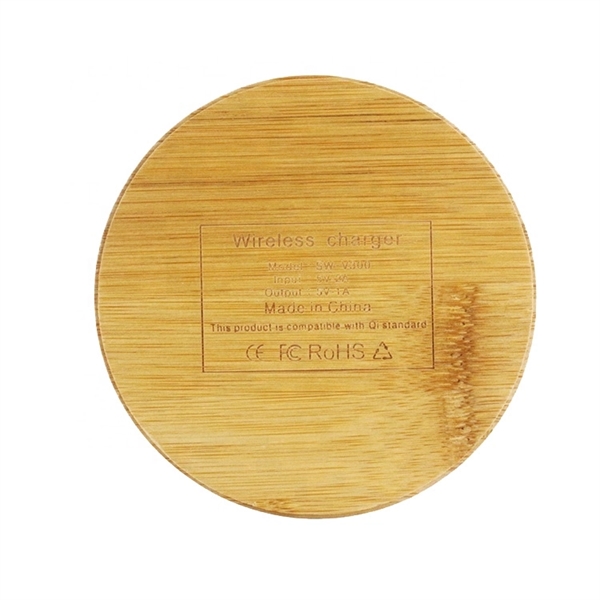 Honest Bamboo Wireless Charger Qi Charging Pad - Honest Bamboo Wireless Charger Qi Charging Pad - Image 7 of 8