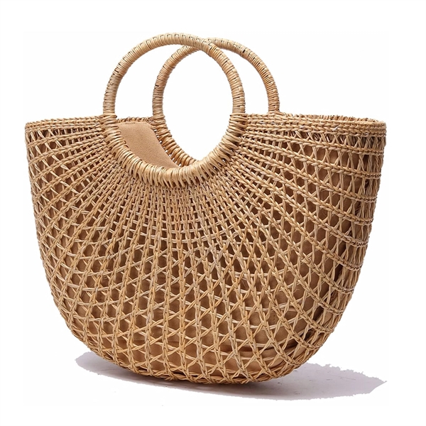 Retro Rattan Tote Bag - Retro Rattan Tote Bag - Image 0 of 4