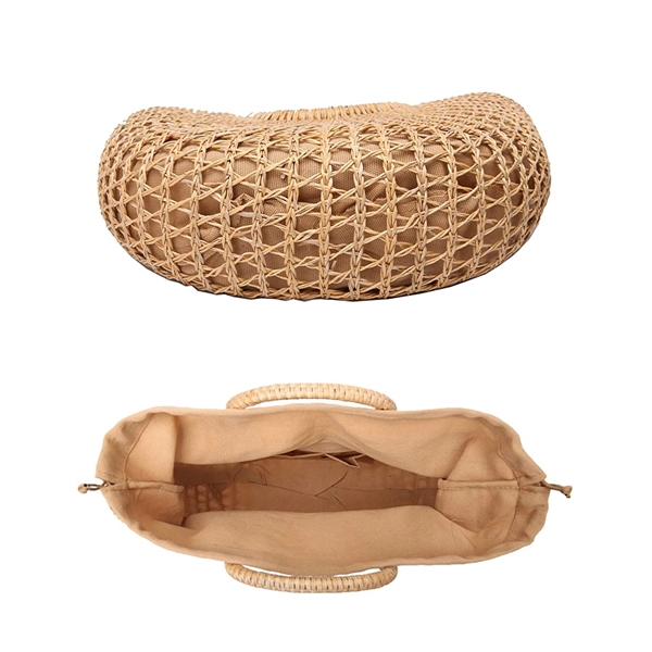Retro Rattan Tote Bag - Retro Rattan Tote Bag - Image 1 of 4
