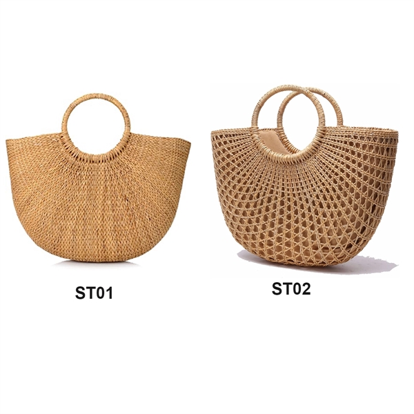 Retro Rattan Tote Bag - Retro Rattan Tote Bag - Image 2 of 4