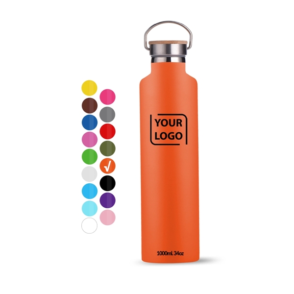 34 oz Double Vacuum Insulated Sports Bottle