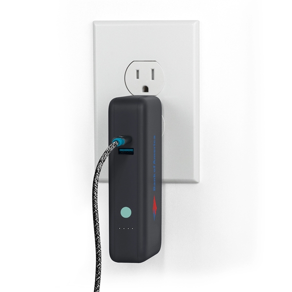 Nimble Wally Pro Portable Wall Charger - 10,000mAh - Nimble Wally Pro Portable Wall Charger - 10,000mAh - Image 4 of 7