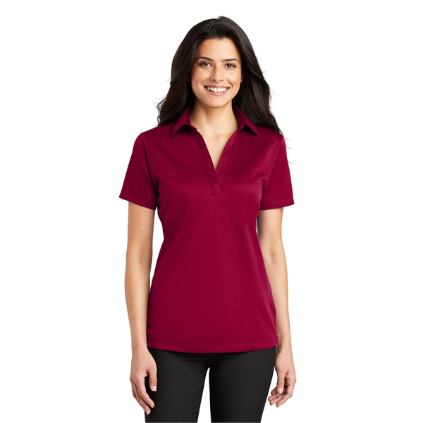 Port Authority Ladies Silk Touch Performance Polo Custom - Port Authority Ladies Silk Touch Performance Polo Custom - Image 9 of 26