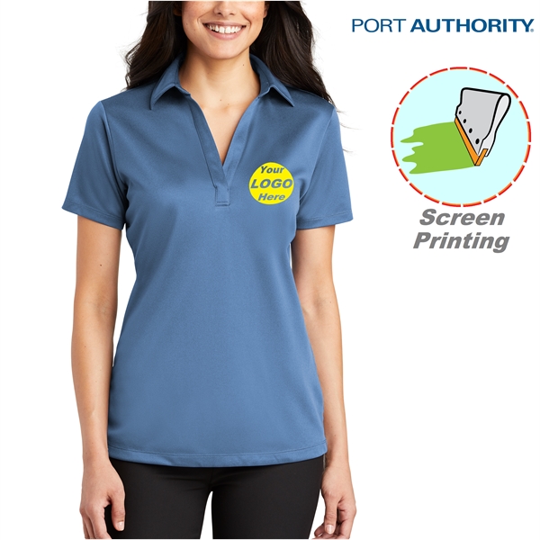 Port Authority Ladies Silk Touch Performance Polo Custom - Port Authority Ladies Silk Touch Performance Polo Custom - Image 1 of 26