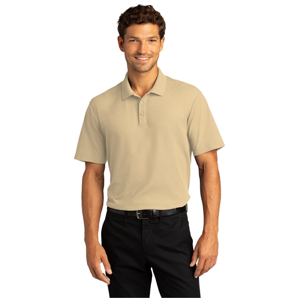 Port Authority SuperPro React Polo w/ Screen Print 5 oz. - Port Authority SuperPro React Polo w/ Screen Print 5 oz. - Image 1 of 14