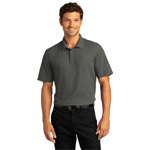 Port Authority SuperPro React Polo w/ Screen Print 5 oz. - Port Authority SuperPro React Polo w/ Screen Print 5 oz. - Image 4 of 14