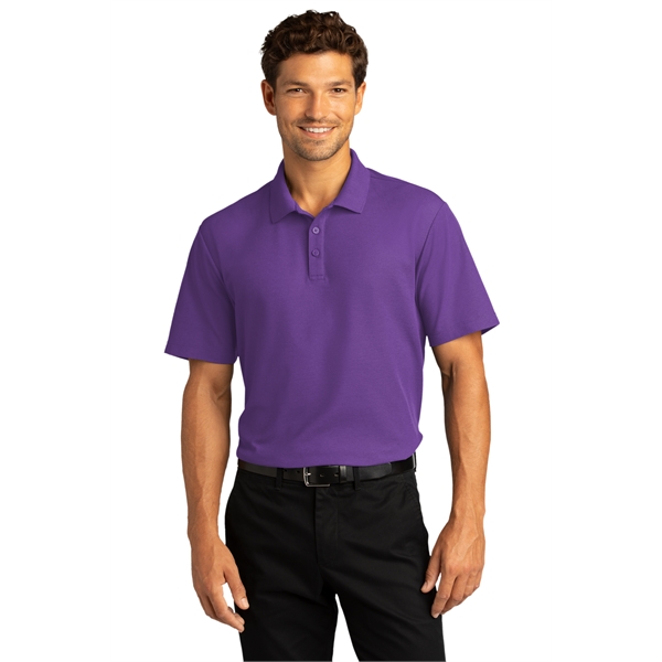 Port Authority SuperPro React Polo w/ Screen Print 5 oz. - Port Authority SuperPro React Polo w/ Screen Print 5 oz. - Image 8 of 14