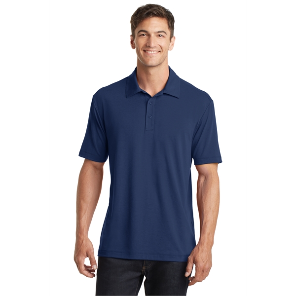 Port Authority Cotton Touch Performance Polo w/ Screen Print - Port Authority Cotton Touch Performance Polo w/ Screen Print - Image 14 of 14