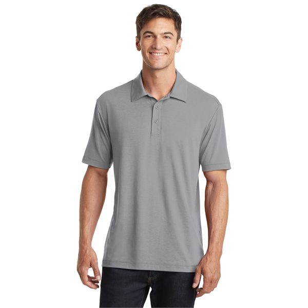 Port Authority Cotton Touch Performance Polo w/ Screen Print - Port Authority Cotton Touch Performance Polo w/ Screen Print - Image 2 of 14