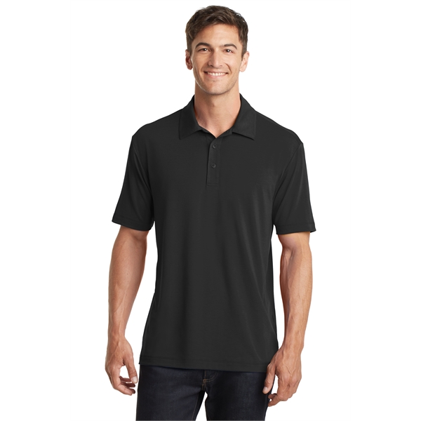 Port Authority Cotton Touch Performance Polo w/ Screen Print - Port Authority Cotton Touch Performance Polo w/ Screen Print - Image 8 of 14