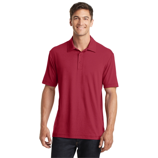 Port Authority Cotton Touch Performance Polo w/ Screen Print - Port Authority Cotton Touch Performance Polo w/ Screen Print - Image 11 of 14