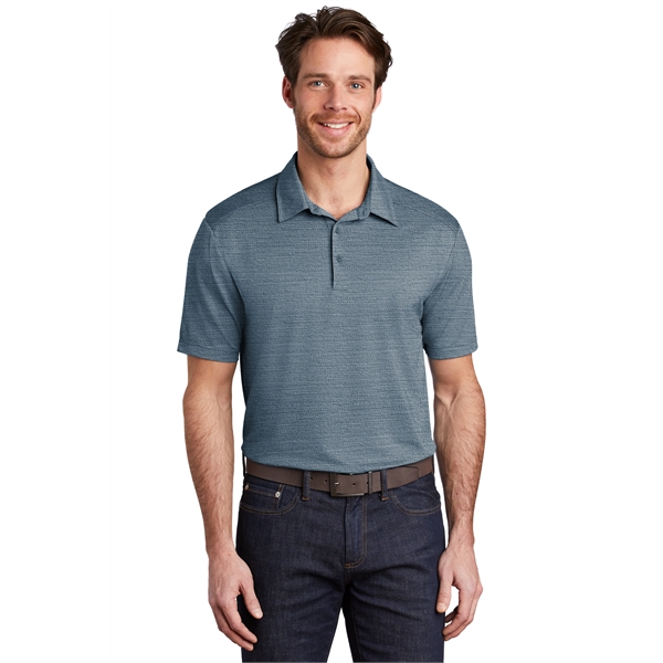 Port Authority Stretch Heather Polo - Port Authority Stretch Heather Polo - Image 13 of 13