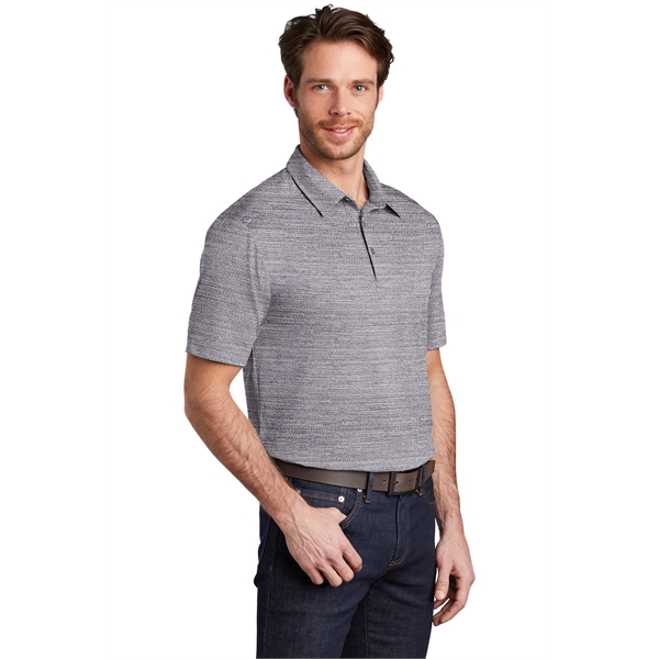 Port Authority Stretch Heather Polo - Port Authority Stretch Heather Polo - Image 2 of 13