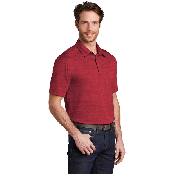 Port Authority Stretch Heather Polo - Port Authority Stretch Heather Polo - Image 5 of 13