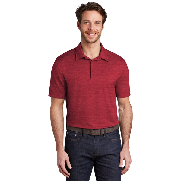 Port Authority Stretch Heather Polo - Port Authority Stretch Heather Polo - Image 7 of 13