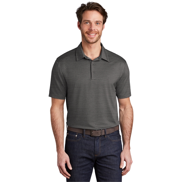 Port Authority Stretch Heather Polo - Port Authority Stretch Heather Polo - Image 11 of 13
