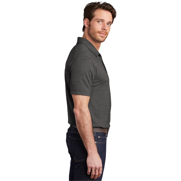 Port Authority Stretch Heather Polo - Port Authority Stretch Heather Polo - Image 12 of 13