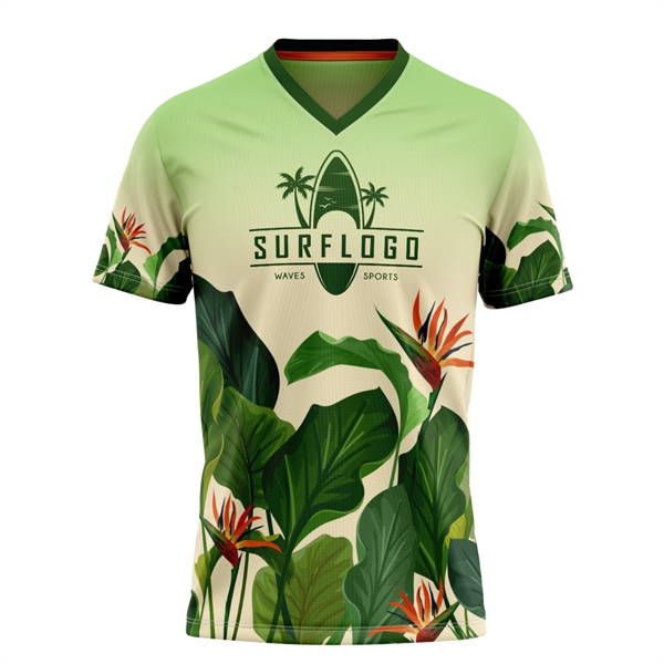 Unisex and Kids' Full Sublimation 160G Brushed Milk Silk Sho - Unisex and Kids' Full Sublimation 160G Brushed Milk Silk Sho - Image 1 of 3