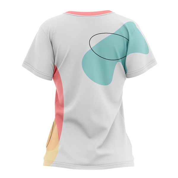 Women's Full Sublimation 180G Cotton-Feel Short Sleeve T-Shi - Women's Full Sublimation 180G Cotton-Feel Short Sleeve T-Shi - Image 1 of 2