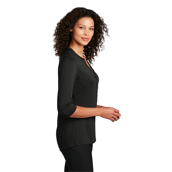 Port Authority Women's UV Choice Pique Henley - Port Authority Women's UV Choice Pique Henley - Image 29 of 30