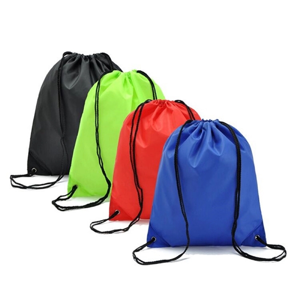 210D Nylon Drawstring Backpack - 210D Nylon Drawstring Backpack - Image 2 of 8