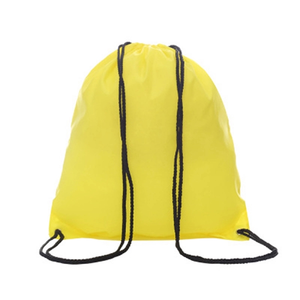 210D Nylon Drawstring Backpack - 210D Nylon Drawstring Backpack - Image 5 of 8