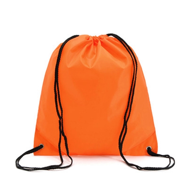 210D Nylon Drawstring Backpack - 210D Nylon Drawstring Backpack - Image 6 of 8