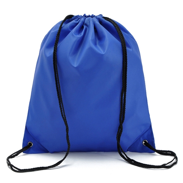 210D Nylon Drawstring Backpack - 210D Nylon Drawstring Backpack - Image 7 of 8