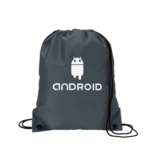 210D Nylon Drawstring Backpack - 210D Nylon Drawstring Backpack - Image 0 of 8