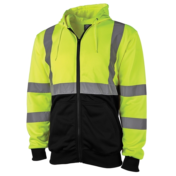 Signal Hi-Vis Full Zip Hoodie - Signal Hi-Vis Full Zip Hoodie - Image 2 of 7