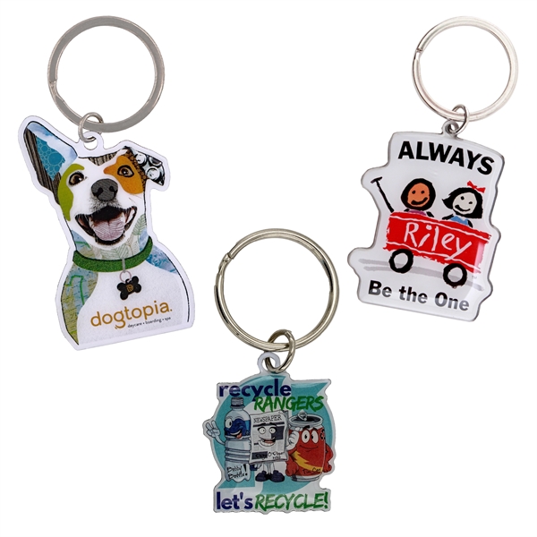 Full Color Custom Metal Keytag Keychains - Full Color Custom Metal Keytag Keychains - Image 11 of 12