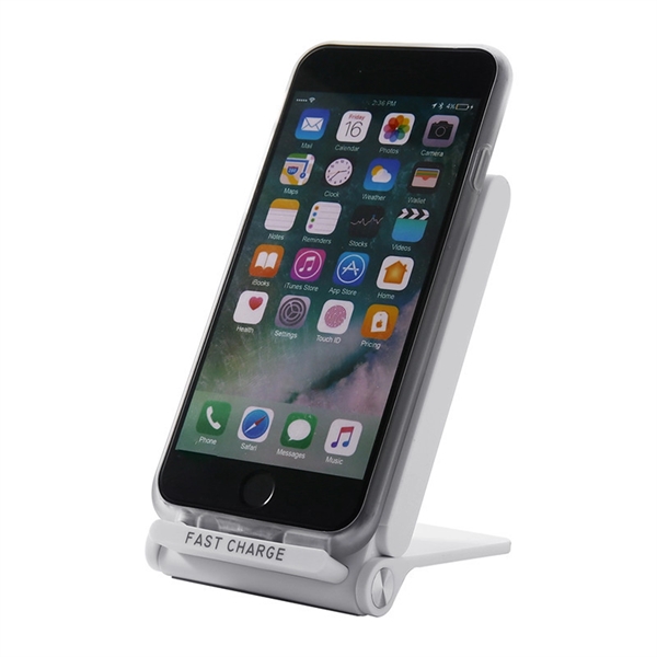 10W Wireless Charger Phone Stand - 10W Wireless Charger Phone Stand - Image 2 of 5