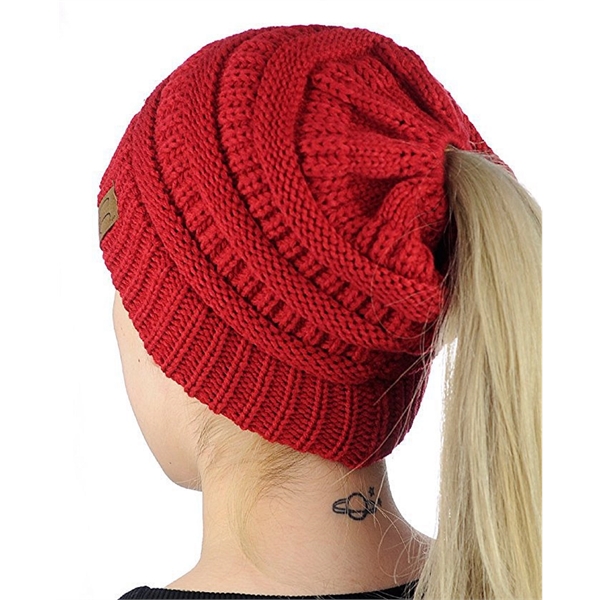Winter Ponytail Beanie - Winter Ponytail Beanie - Image 5 of 8